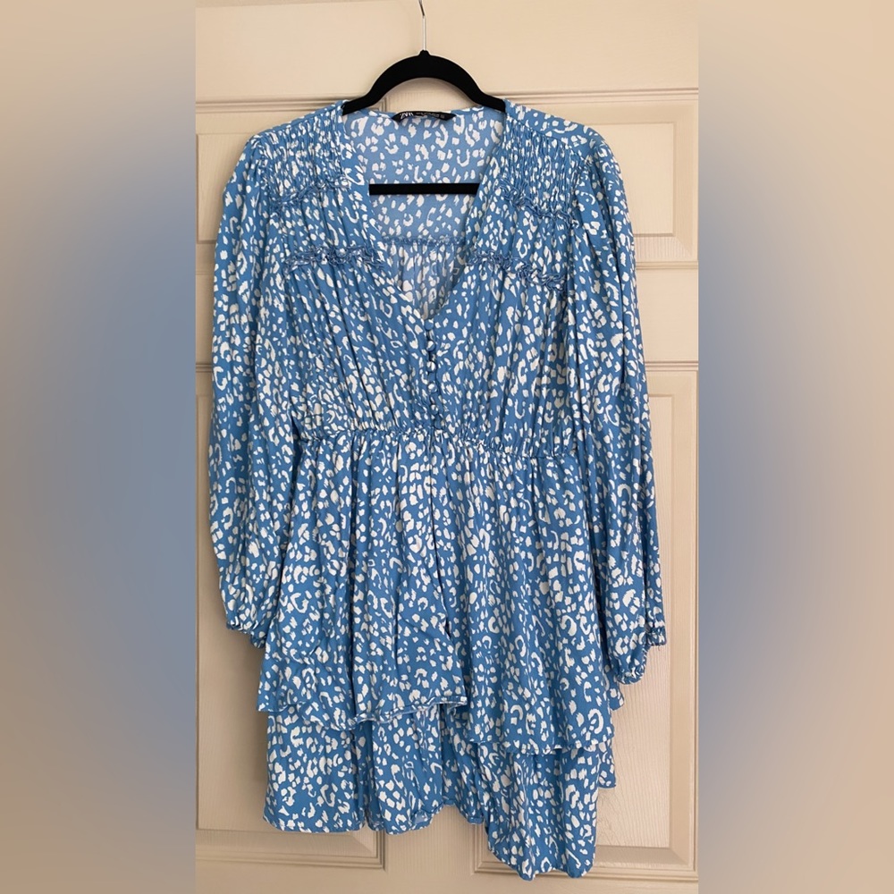 Zara ruffle dress
